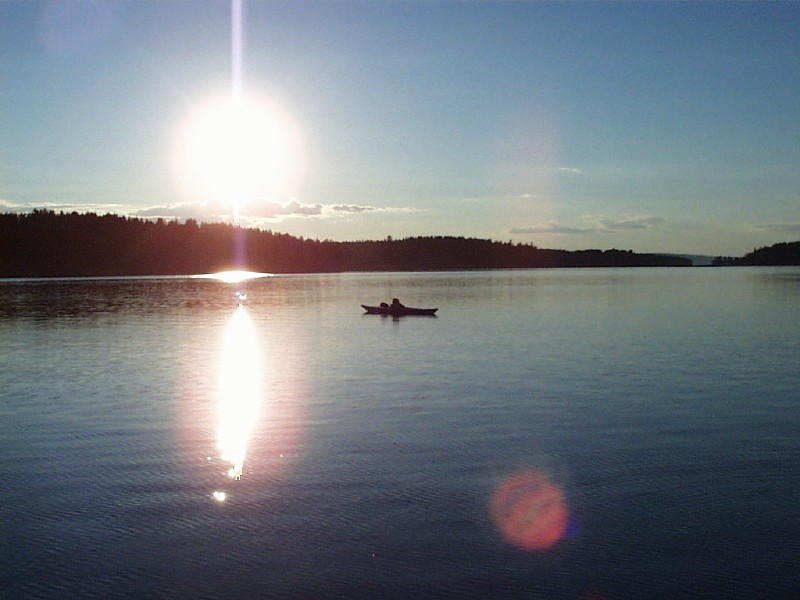 reflections on a Swedish sunset