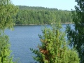 across the lake