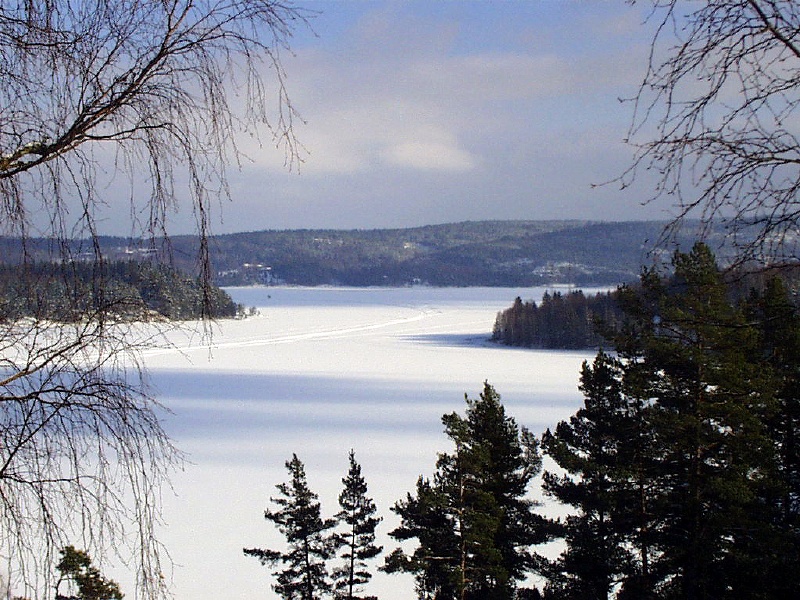 wintered Arjang väg