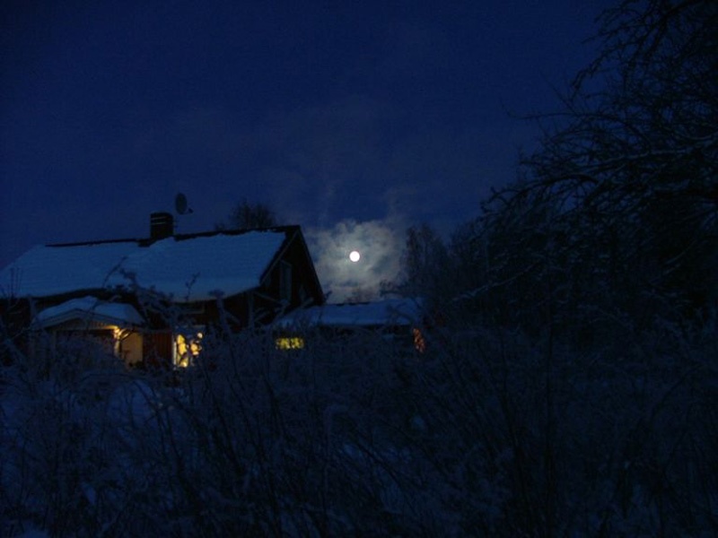 winter night at Gallnas